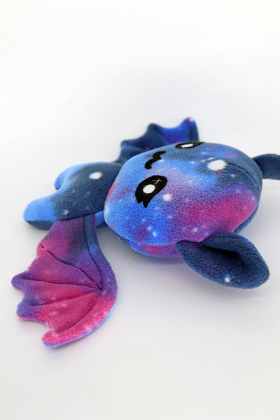 Galaxy bat plushie - cushion handmade vampire halloween cute scary