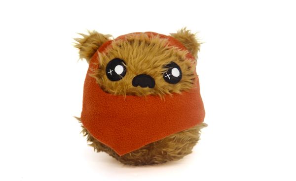 Fuzzy bear handmade plushie