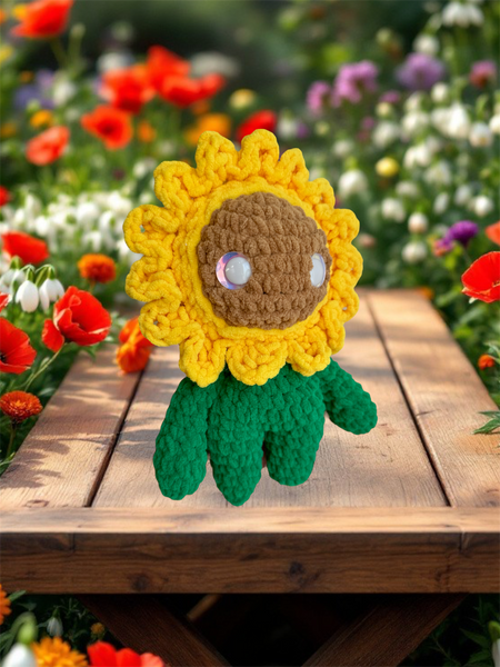 Sunflower Sami plushie  - handmade to order - Halloween soft toys