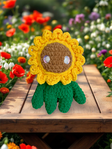 Sunflower Sami plushie  - handmade to order - Halloween soft toys