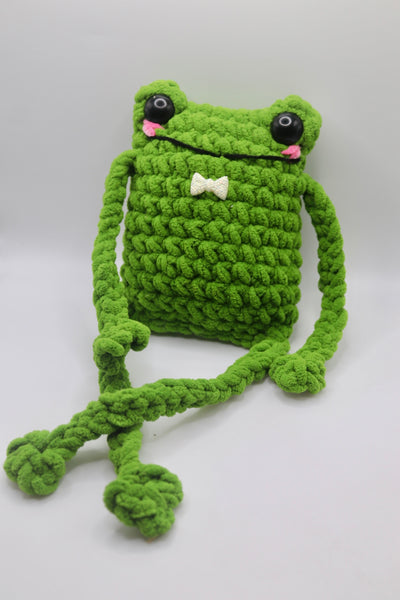 Chonky leggy froggy plushie  , handmade to order