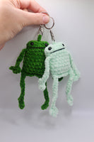 Leggy froggy keyring , handmade to order