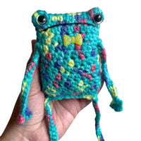 Leggy froggy plushie  , handmade to order