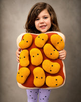 Baked beans on toast pillow