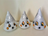 Vintage-Inspired ghost friends - Halloween home decor