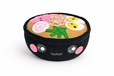 Bowl of ramen handmade plushie