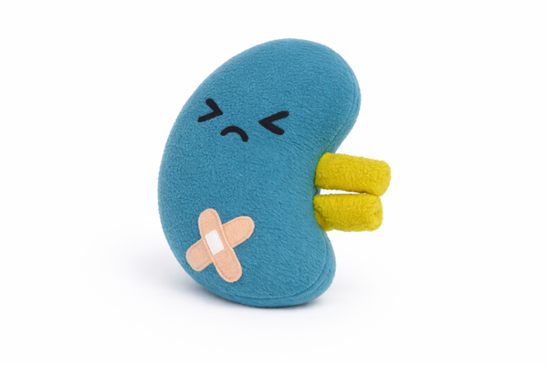 Angry kidney comfort pillow  - get well soon gift!
