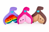 Anatomical clitoris plushie, cuddly human anatomy handmade cushion