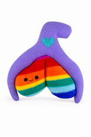 Anatomical clitoris plushie, cuddly human anatomy handmade cushion