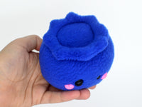 Blueberry plushie / desk buddy berry kawaii handmade fruit vegan food