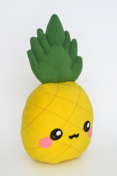 Pineapple plushie,  handmade soft fruit