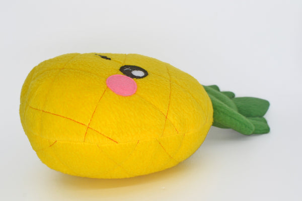 Pineapple plushie,  handmade soft fruit