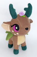 Magical fawn fairy plushie - handmade to order
