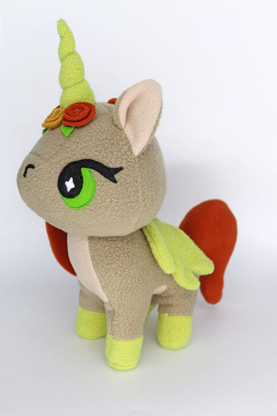 Autumn, the unicorn, kawaii  plushie - handmade to order