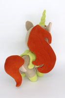 Autumn, the unicorn, kawaii  plushie - handmade to order