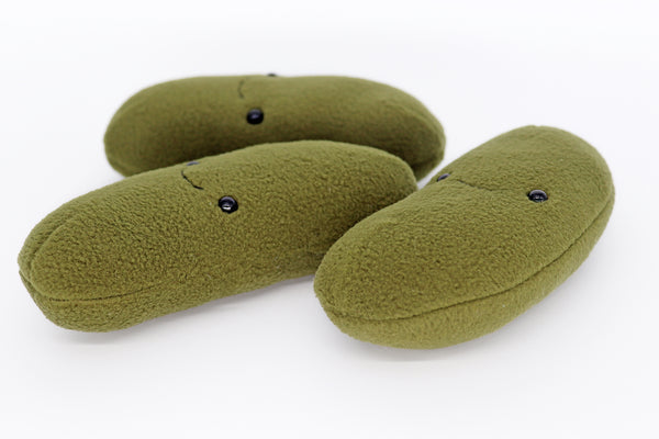 Dill Pickle plushie - handmade to order