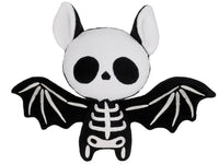 Skeleton bat plushie kawaii soft toy plush handmade vampire Halloween cute scary