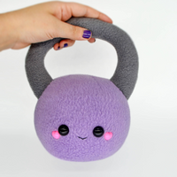 Kettlebell handmade plushie