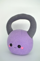 Kettlebell handmade plushie
