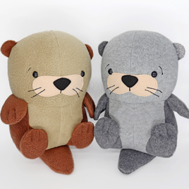 Otter handmade plush toy