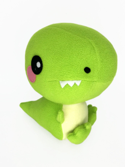 Chubby T-Rex handmade plush toy