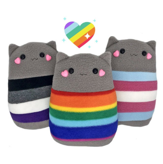 Pride kitties - LGBTQ plushies