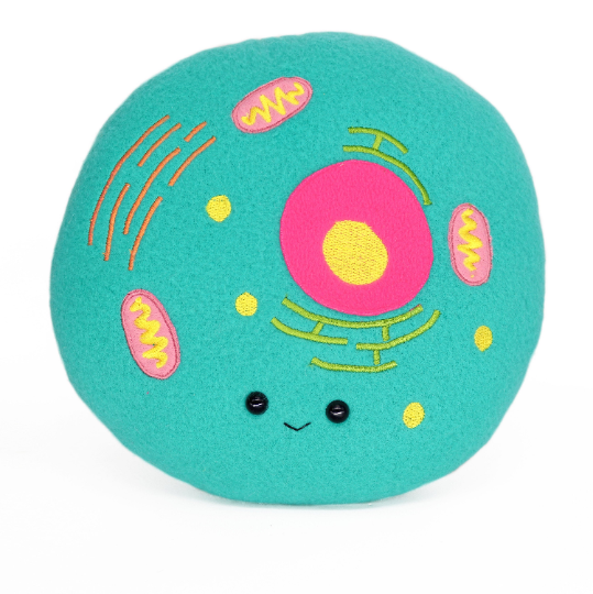 Animal cell structure plushie