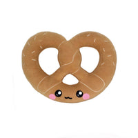 Pretzel plushie / kawaii pillow baked goods novelty stuffed cushion