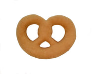 Pretzel plushie / kawaii pillow baked goods novelty stuffed cushion