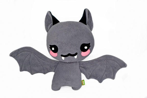 Bat plushie kawaii soft toy pillow cushion handmade vampire halloween cute scary