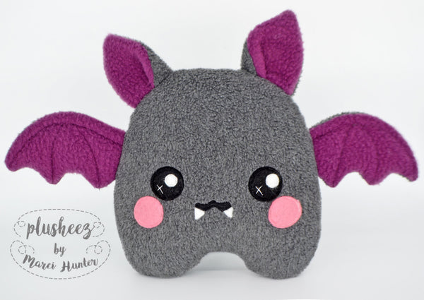 Bat plushie kawaii soft toy plush handmade vampire halloween cute scary