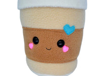 Coffee Cup plushie , kawaii plush soft toy home decor novelty pillow