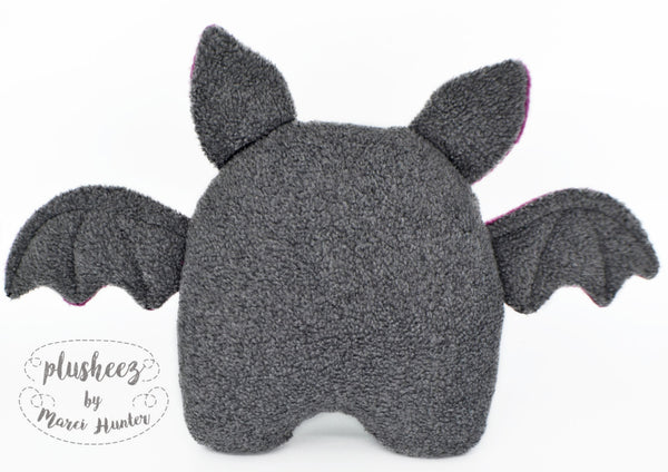 Bat plushie kawaii soft toy plush handmade vampire halloween cute scary