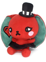 BIG Love bunny plushie , red rabbit steampunk gothic kawaii plush toy