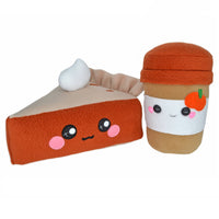Pumpkin pie & Pumpkin latte plushies