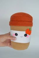 Pumpkin pie & Pumpkin latte plushies