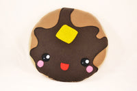 Pancake pillow cushion plushie novelty geekery felt food kawaii happy