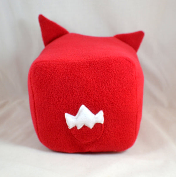 Cube fox plushie plush toy kawaii soft pillow cushion square loaf woodland creature cute