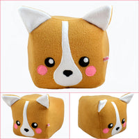 Dog cube plushie/Pitbull Bull Terrier / Corgi / Boston Terrier / Husky / Shiba Inu