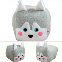 Dog cube plushie/Pitbull Bull Terrier / Corgi / Boston Terrier / Husky / Shiba Inu