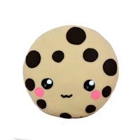 Kawaii cookie plush toy cushion cute chocolate chip cookie m&m cookie cartoon face cute pillow felt