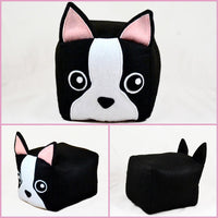Dog cube plushie/Pitbull Bull Terrier / Corgi / Boston Terrier / Husky / Shiba Inu