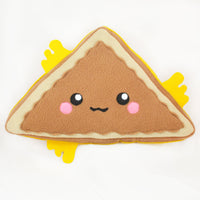 Grilled cheese sandwich triangle pillow / plush toy