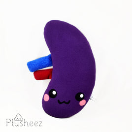 Spleen plush toy /comfort pillow / organ anatomy plushie
