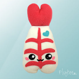 Shrimp plushie / Prawn kawaii food pillow