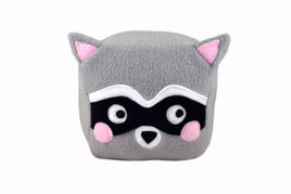 Raccoon Cube plushie , handmade kawaii novelty pillow stuffed animal