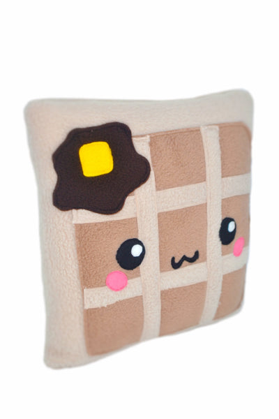 Waffle pillow cushion plushie kawaii stuffed toy