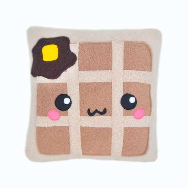 Waffle pillow cushion plushie kawaii stuffed toy