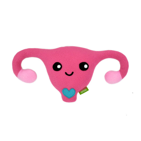 Uterus plushie / plush soft toy / kawaii womb handmade organs female reproductive system ovaries