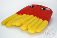 French Fries Plushie Novelty Kawaii Soft Cuddly Pillow Cushion Fast Junk Food